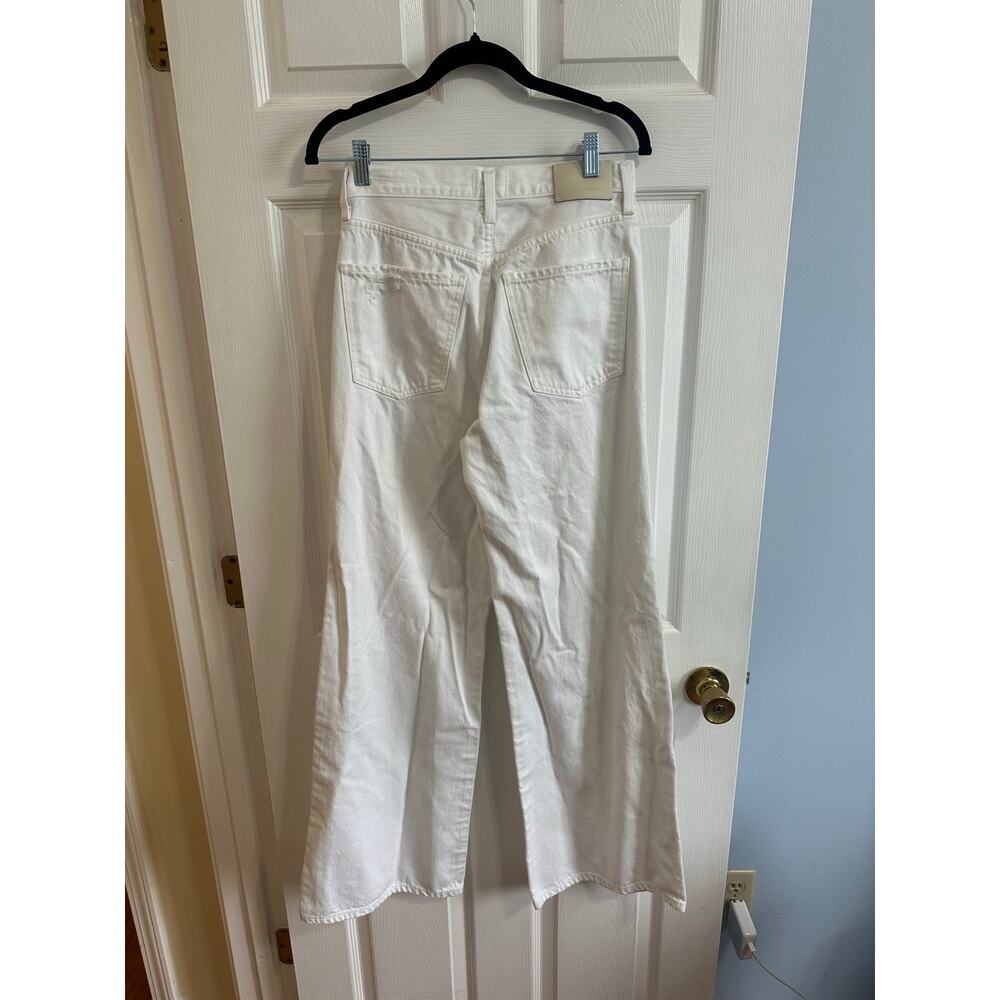 Citizens of Humanity Paloma Baggy Wide Leg Jeans White Sz 26 - Picture 4 of 9